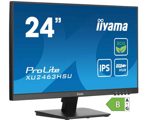 ProLite XU2463HSU-B1 - Écran 24" IPS, Full HD avec classe énergétique B