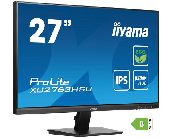 ProLite XU2763HSU-B1 - 27" panel IPS Full HD z klasą energetyczną B