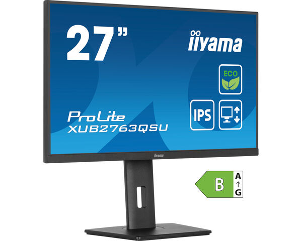 ProLite XUB2763QSU-B1 - Écran 27" IPS QHD avec classe énergétique B