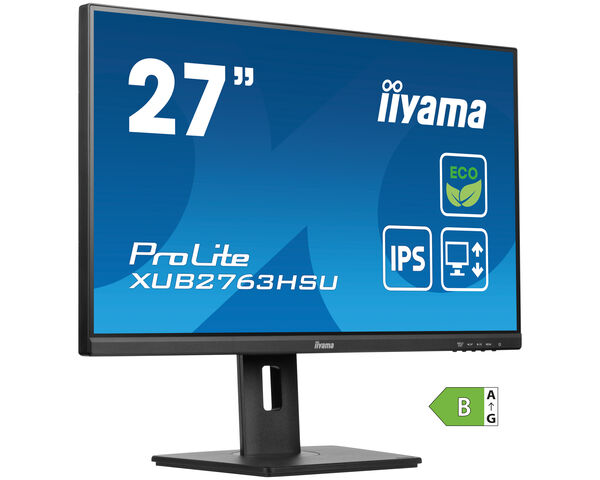 ProLite XUB2763HSU-B1 - 27" IPS, Full HD-paneel met energieklasse B