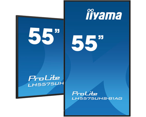 ProLite LH5575UHS-B1AG - 55" 4K UHD Profesyonel Dijital Signage 24/7 ekran, Android OS, FailOver ve Intel® SDM yuvası özellikli